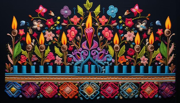 detaliu broderie traditionala